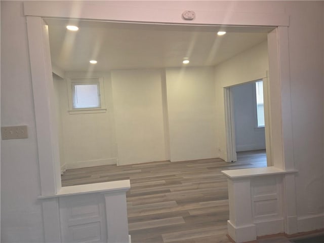 518 Waddell Ave, Clairton, PA 15025 - bathroom featuring wood finished floors and recessed lighting