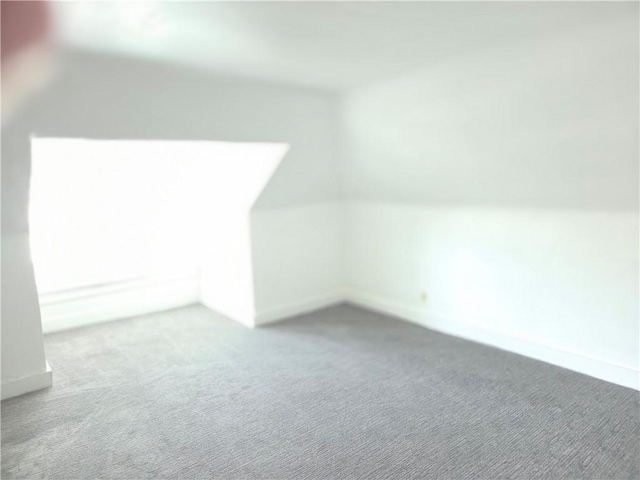 518 Waddell Ave, Clairton, PA 15025 - bonus room with carpet, vaulted ceiling, and baseboards