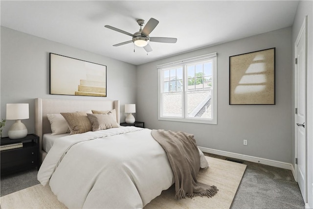 1621 Overton Ln, Squirrel Hill, PA 15217 - bedroom featuring carpet flooring, baseboards, and a ceiling fan