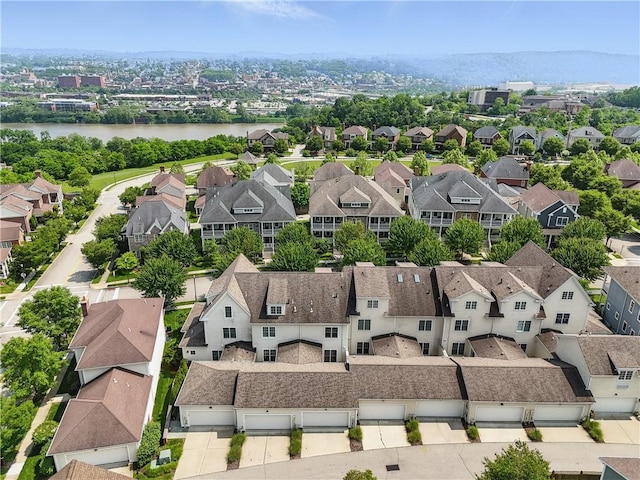 1621 Overton Ln, Squirrel Hill, PA 15217 - aerial perspective of suburban area featuring a large body of water