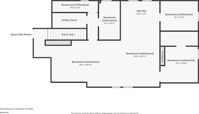 194 Southvue Dr, Whitehall, PA 15236 - floor plan / room layout