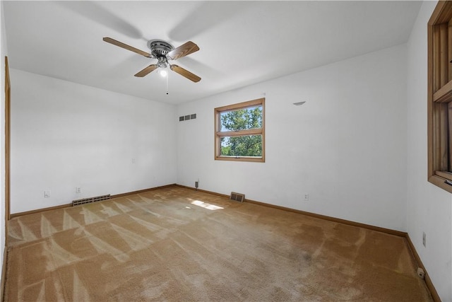 194 Southvue Dr, Whitehall, PA 15236 - carpeted empty room with a ceiling fan and baseboards