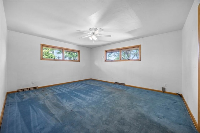 194 Southvue Dr, Whitehall, PA 15236 - unfurnished room with healthy amount of natural light, a ceiling fan, and baseboards