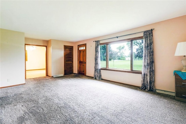 2712 State Route 351, Little Beaver Twp, PA 16120 - unfurnished living room featuring carpet floors and baseboards