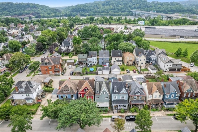 30 4th St, Aspinwall, PA 15215 - aerial perspective of suburban area with a notable bridge