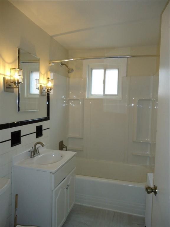 30 Coulter St, Crafton, PA 15205 - full bath featuring toilet, vanity, and shower / bathtub combination