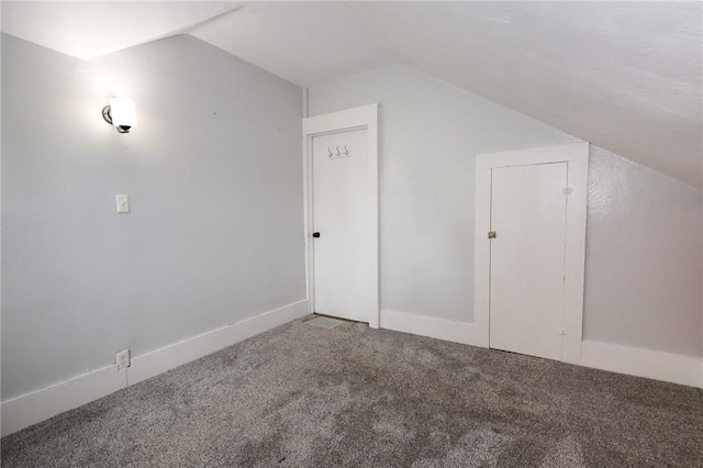 409 Summit St, Grove City Boro, PA 16127 - bonus room with vaulted ceiling and carpet flooring