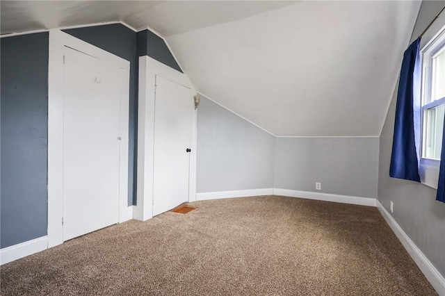 409 Summit St, Grove City Boro, PA 16127 - bonus room with carpet and vaulted ceiling