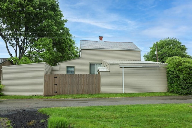 409 Summit St, Grove City Boro, PA 16127 - view of property exterior featuring a chimney