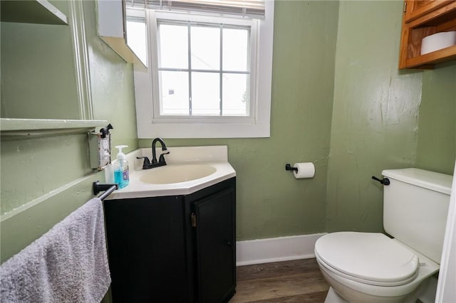 409 Summit St, Grove City Boro, PA 16127 - half bath featuring vanity and wood finished floors