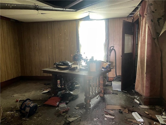 189 Beaver St, Leetsdale, PA 15056 - misc room featuring wooden walls