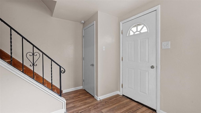 150 Hawthorne, West View, PA 15229 - foyer with wood finished floors, baseboards, and stairs