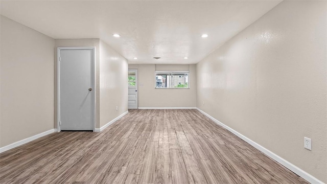 150 Hawthorne, West View, PA 15229 - spare room featuring wood finished floors, recessed lighting, and baseboards