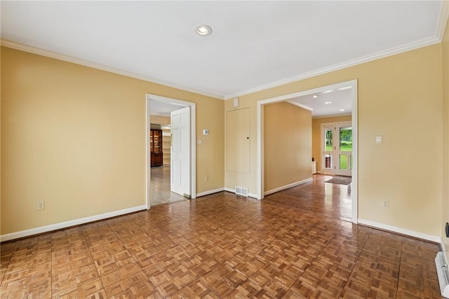 378 Stoneylonesome Rd, Cook Twp, PA 15687 - empty room with ornamental molding, baseboards, and recessed lighting