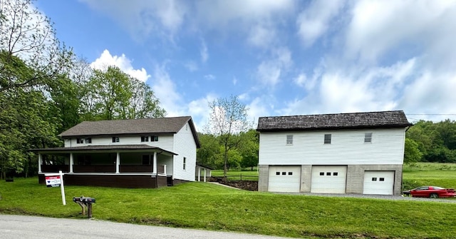 155 Old E Butler Rd, Summit Twp But, PA 16002 - view of front of home with a front lawn and an attached garage