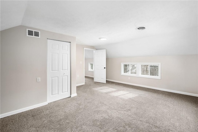 155 Old E Butler Rd, Summit Twp But, PA 16002 - bonus room with vaulted ceiling, carpet floors, and baseboards