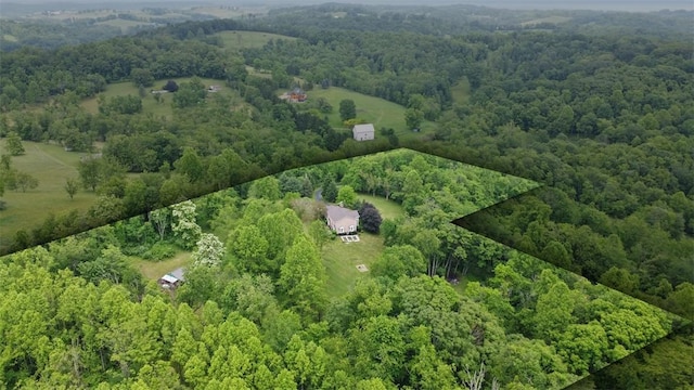 201 Clarke Rd, Buffalo Twp Wsh, PA 15323 - aerial overview of property's location featuring a heavily wooded area