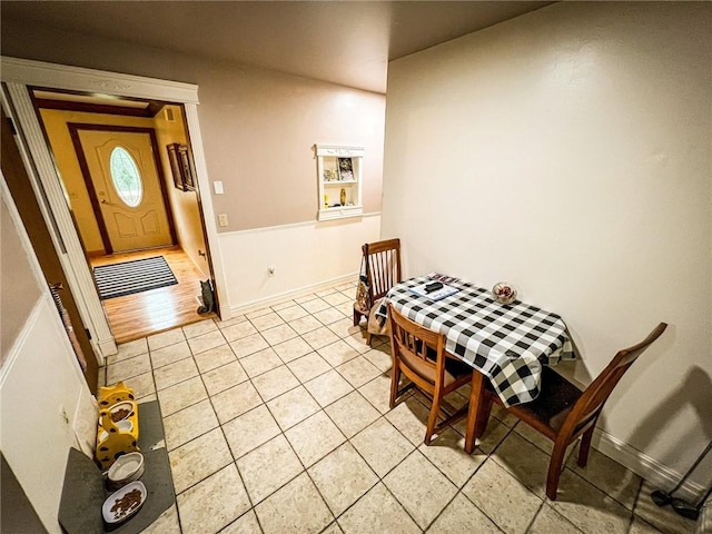 248 Jamisonville Rd, Center Twp But, PA 16001 - dining room with light tile patterned floors and baseboards