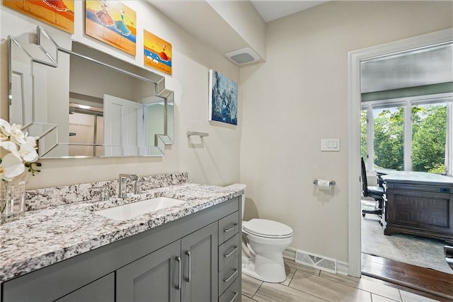 559 Normandy Ct, Fox Chapel, PA 15238 - bathroom featuring vanity, toilet, and baseboards