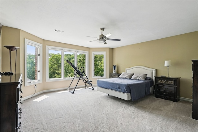 559 Normandy Ct, Fox Chapel, PA 15238 - carpeted bedroom with baseboards and ceiling fan