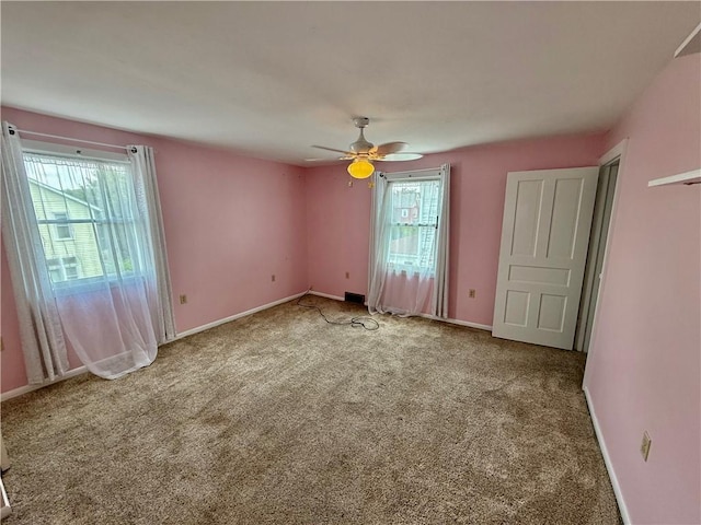 121-123 4th Ave, Scottdale, PA 15683 - carpeted spare room with ceiling fan and baseboards