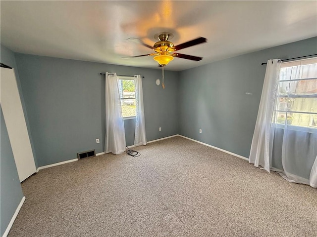 121-123 4th Ave, Scottdale, PA 15683 - carpeted spare room featuring ceiling fan and baseboards