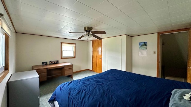 820-822 Main St, Springdale Twp, PA 15049 - bedroom with carpet and a ceiling fan