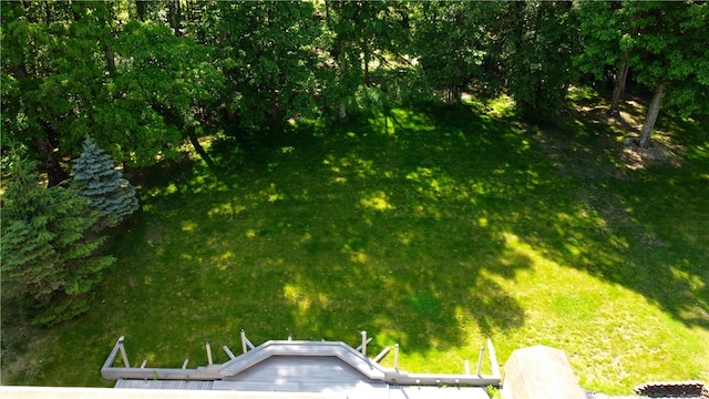 452 Cherokee Dr, Center Twp But, PA 16001 - view of green lawn featuring a dock