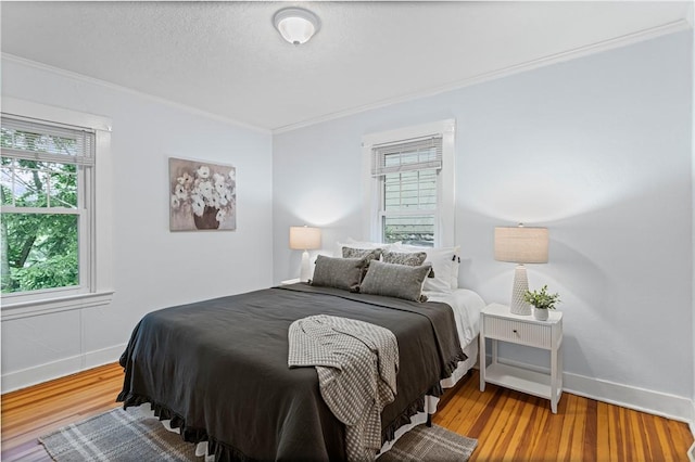 203 W Hutchinson Ave, Regent Square, PA 15218 - bedroom featuring ornamental molding and wood finished floors