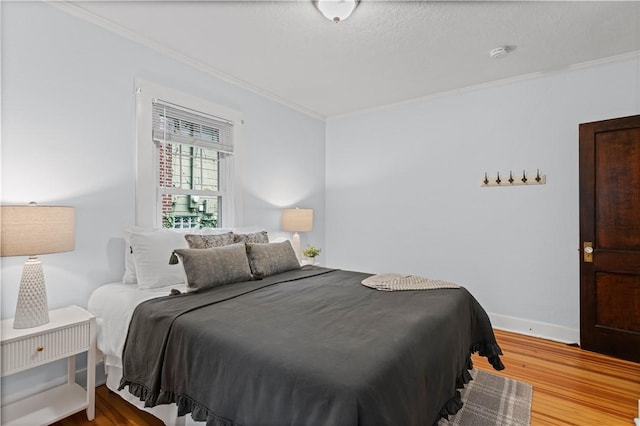 203 W Hutchinson Ave, Regent Square, PA 15218 - bedroom with ornamental molding and wood finished floors