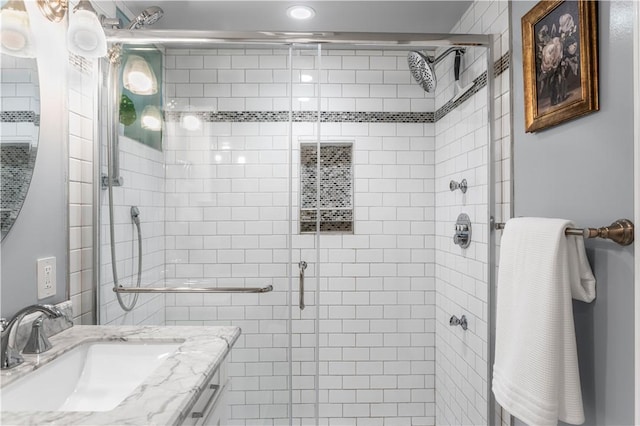 203 W Hutchinson Ave, Regent Square, PA 15218 - full bath featuring a stall shower and vanity