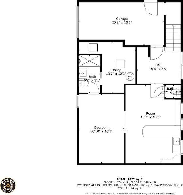 203 W Hutchinson Ave, Regent Square, PA 15218 - view of property floor plan