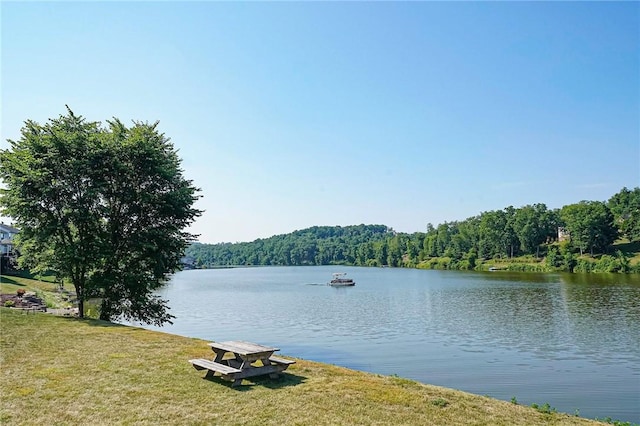109 Summer Ln, Mount Pleasant Twp Was, PA 15057 - water view featuring a forest