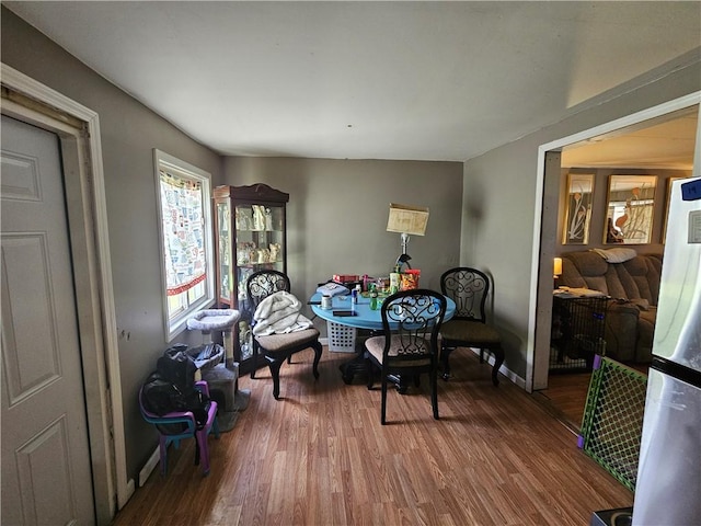 105 Longfellow St, Vandergrift Wml, PA 15690 - dining area featuring wood finished floors and baseboards