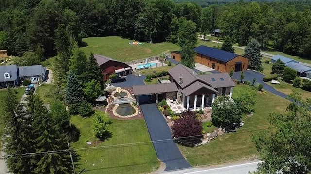 33 Chalkhill Ohiopyle Rd, Wharton Twp, PA 15470 - view from above of property with a forest