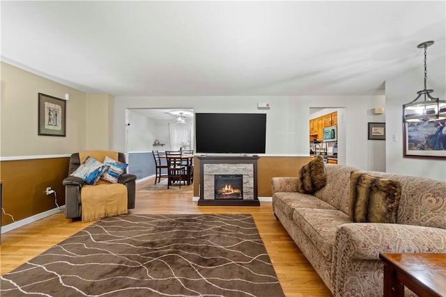 3102 Albine Dr, Shaler, PA 15116 - living area with wood finished floors