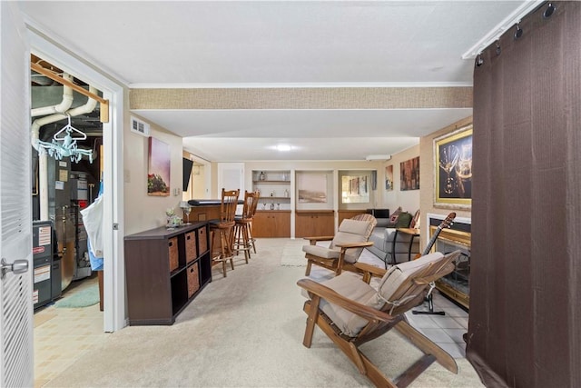 3102 Albine Dr, Shaler, PA 15116 - sitting room with crown molding