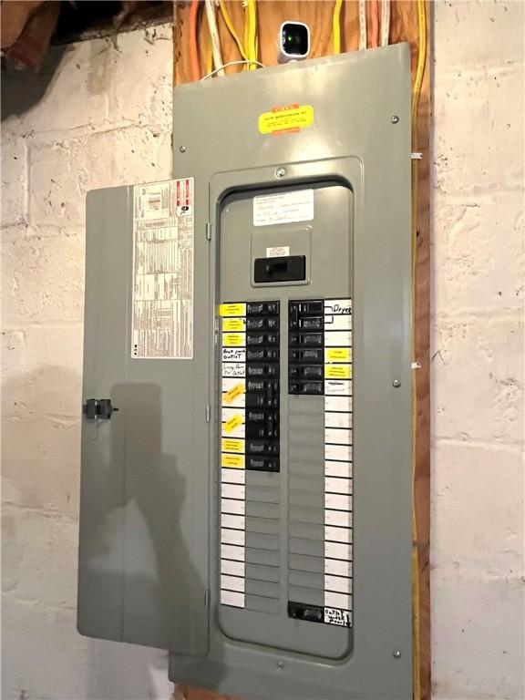 231 Center St, Slippery Rock Boro, PA 16057 - utilities featuring electric panel