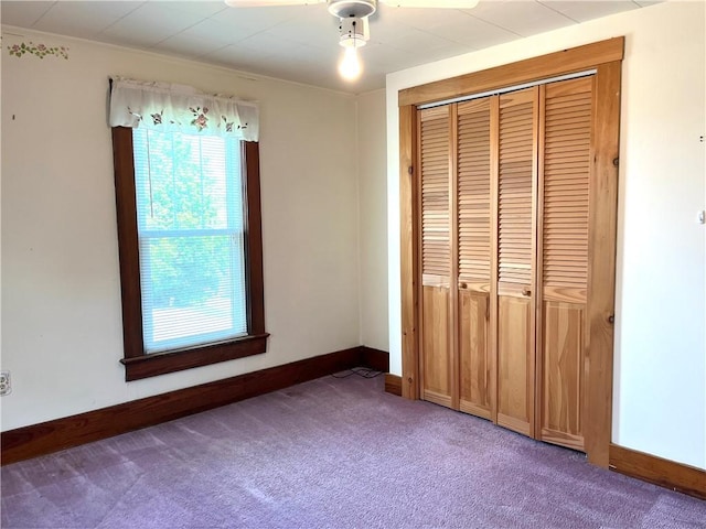 231 Center St, Slippery Rock Boro, PA 16057 - unfurnished bedroom with carpet floors and a closet
