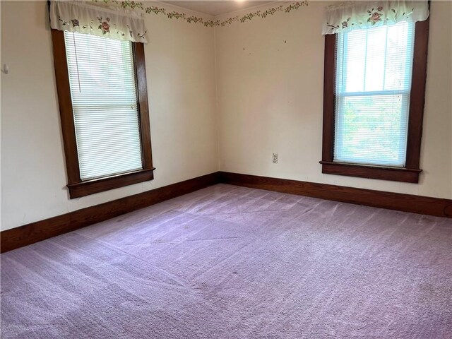 231 Center St, Slippery Rock Boro, PA 16057 - empty room with carpet floors and healthy amount of natural light