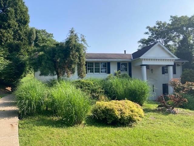 1014 State Rd, Monessen, PA 15062 - view of front of house featuring a front lawn and stucco siding