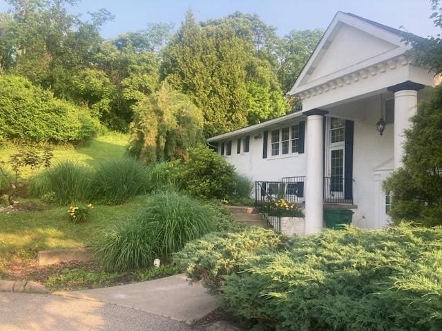 1014 State Rd, Monessen, PA 15062 - view of property exterior featuring stucco siding