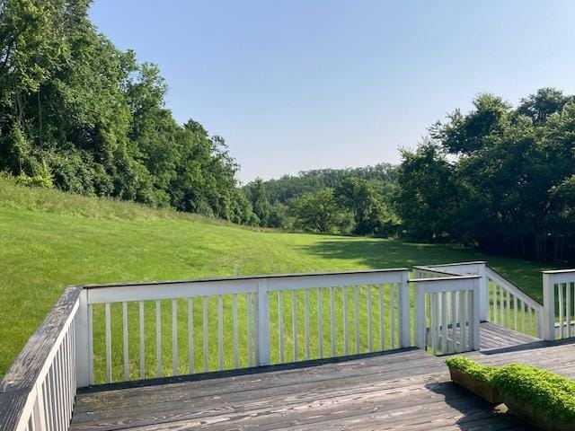 1014 State Rd, Monessen, PA 15062 - wooden terrace featuring a lawn