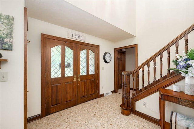 109 Old Hickory Ln, Pine Twp Mer, PA 16127 - foyer with stairway