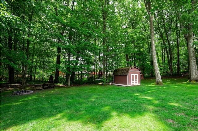 109 Old Hickory Ln, Pine Twp Mer, PA 16127 - view of green lawn with a storage unit