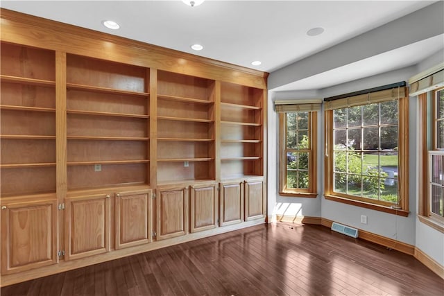 360 Steeplechase Dr, Cranberry Twp, PA 16066 - spare room with dark wood-type flooring and recessed lighting