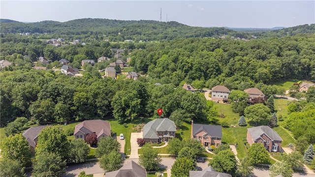360 Steeplechase Dr, Cranberry Twp, PA 16066 - aerial view of residential area with a heavily wooded area