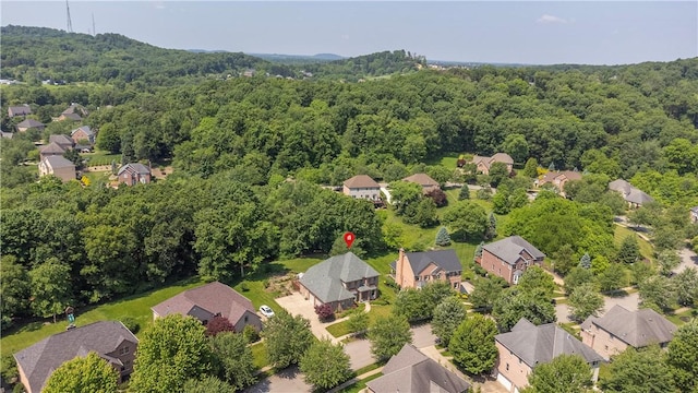 360 Steeplechase Dr, Cranberry Twp, PA 16066 - aerial view of residential area with a heavily wooded area