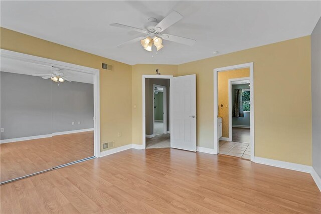 130 Sewickley Farm Cir, Marshall, PA 16046 - unfurnished room featuring ceiling fan and light wood-type flooring