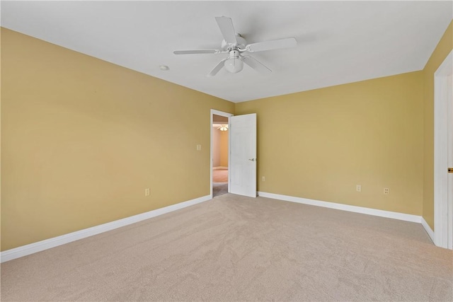 130 Sewickley Farm Cir, Marshall, PA 16046 - spare room featuring light colored carpet and ceiling fan